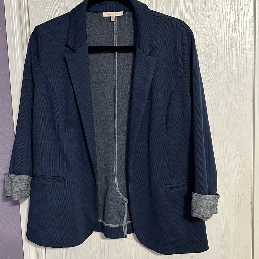 Navy blue blazer